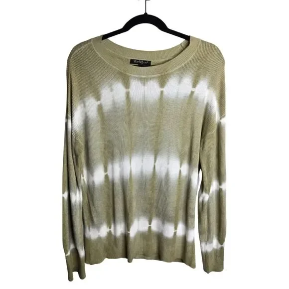 Velvet Heart Boho Tie Dye Crew Neck Pullover Sweater Soft & Lightweight Size XL - Picture 1 of 8